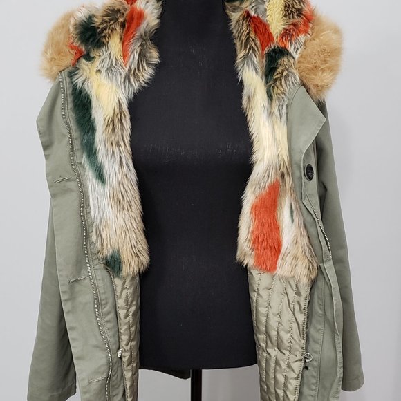 Faux Fur-Lined Anorak Jacket - Picture 7 of 9